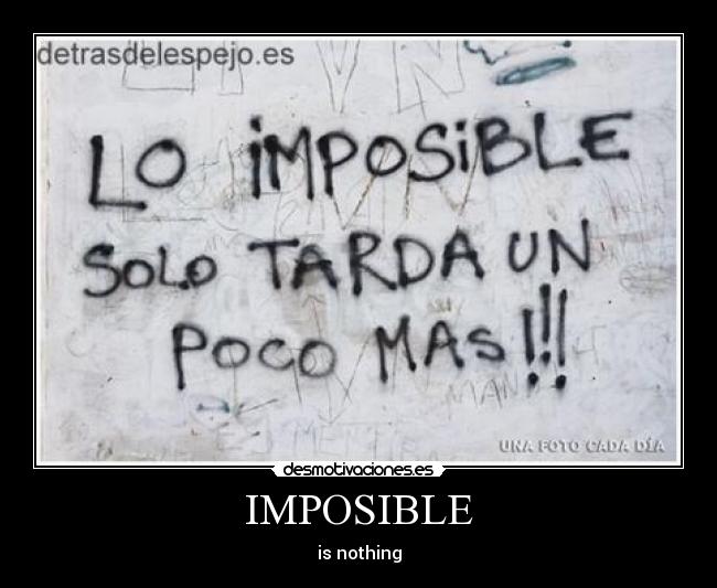 IMPOSIBLE - 