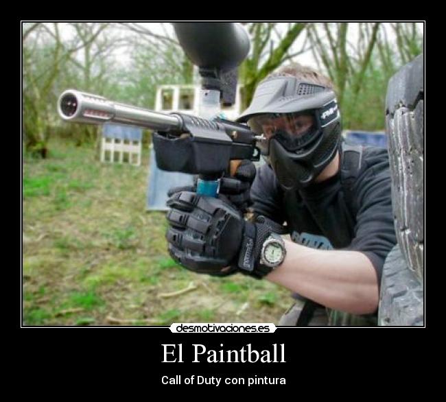 El Paintball - Call of Duty con pintura