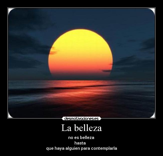 La belleza -