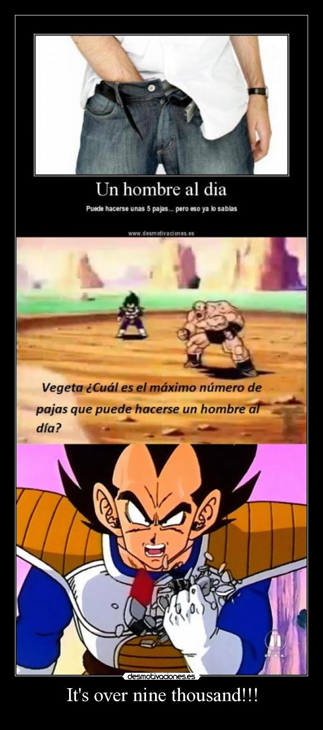 Its over nine thousand!!! - 