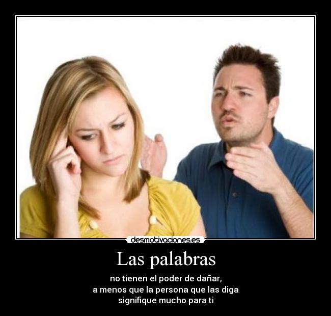 Las palabras -