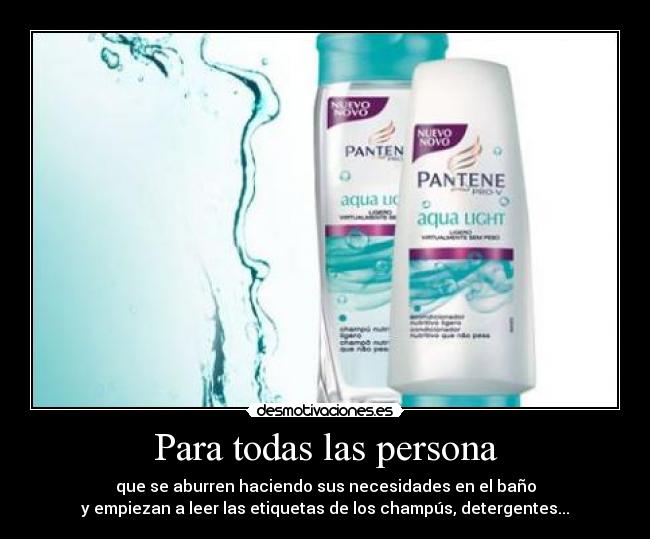 Para todas las persona -
