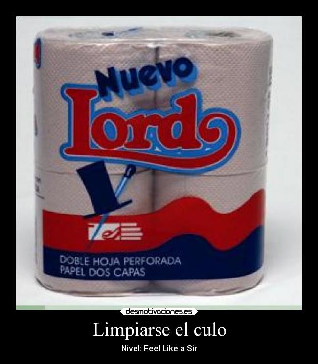 Limpiarse el culo -