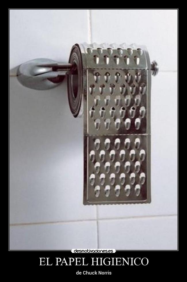 EL PAPEL HIGIENICO - de Chuck Norris