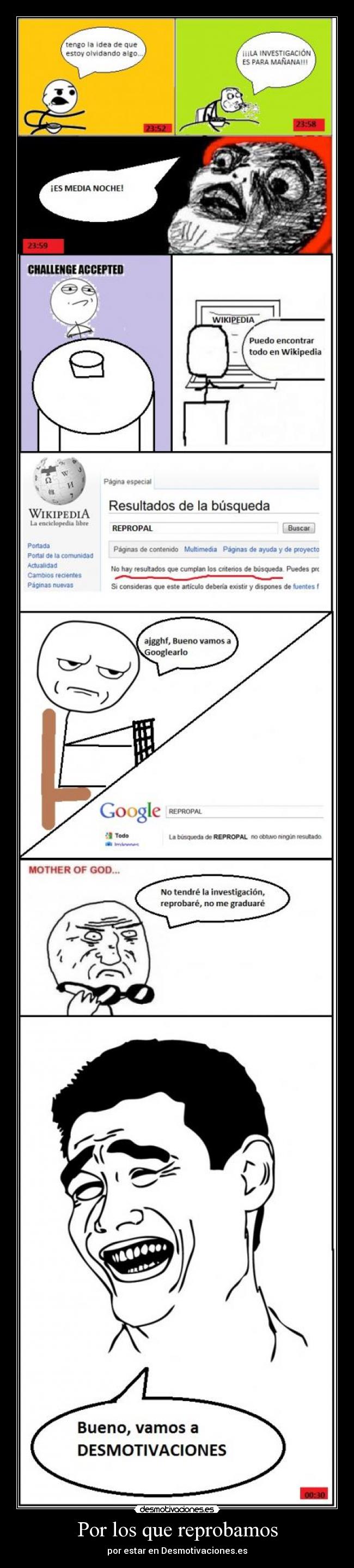 Por los que reprobamos - por estar en Desmotivaciones.es