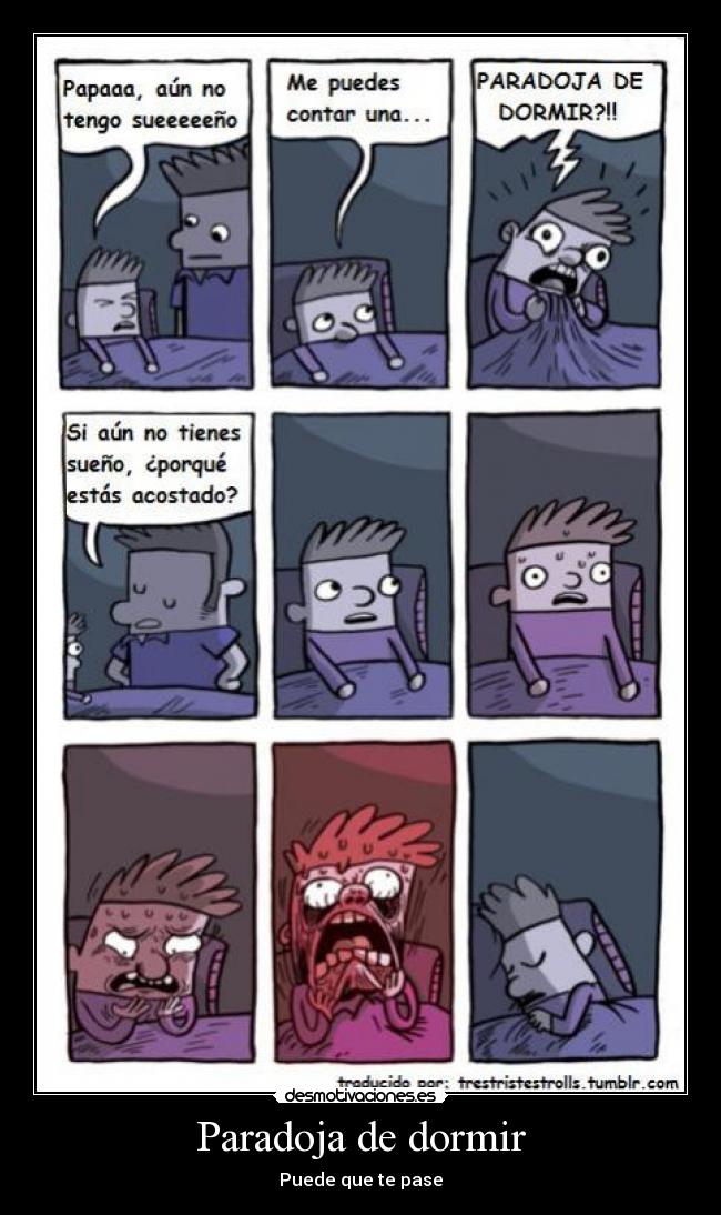 Paradoja de dormir -