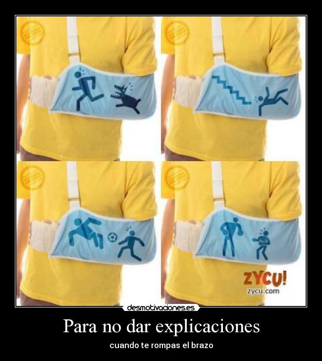 Para no dar explicaciones -