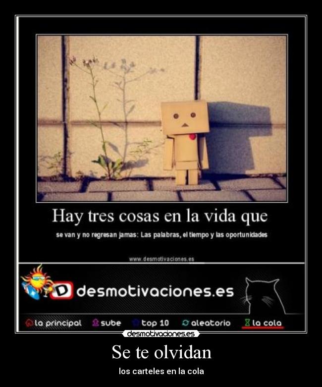 carteles cola desmotivaciones