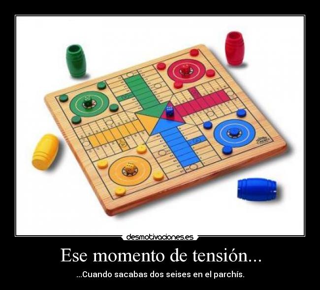 Ese momento de tensión... -