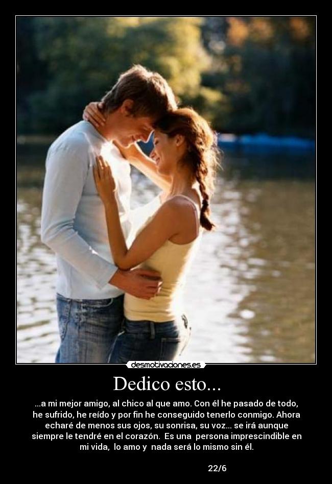 Dedico esto... -