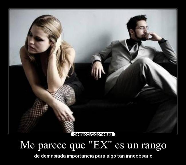 Me parece que EX es un rango - 