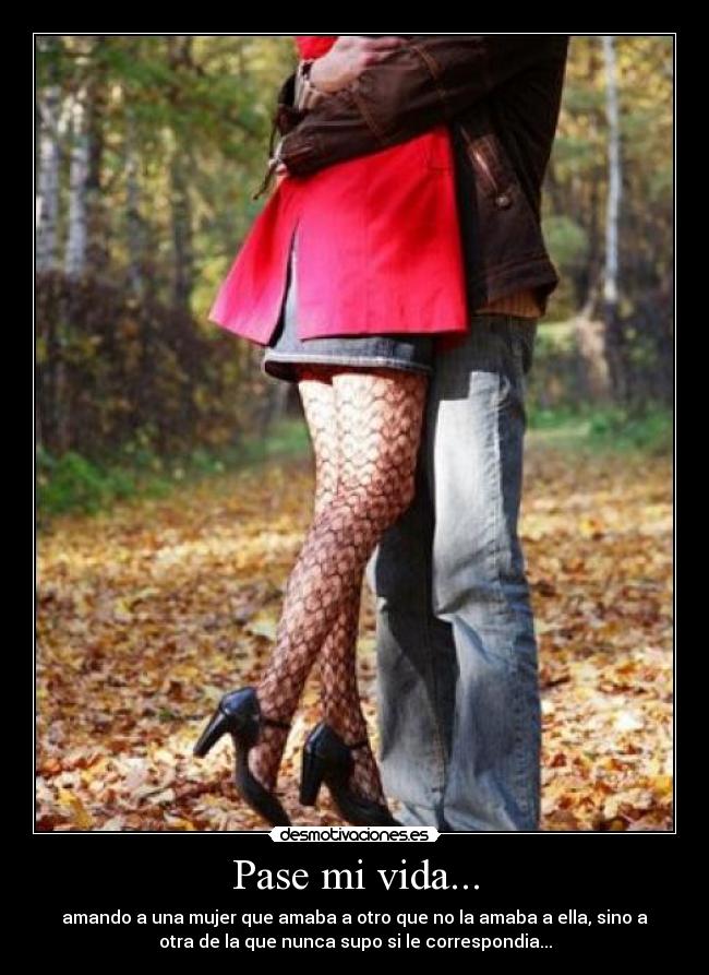 Pase mi vida... -