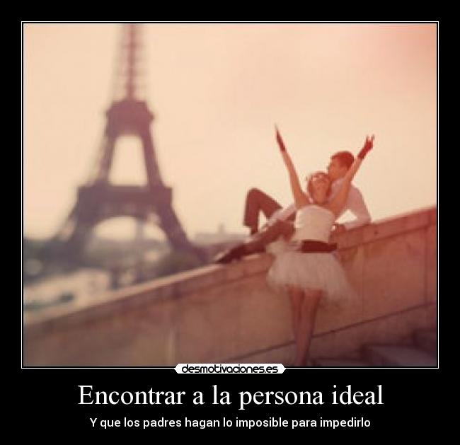 Encontrar a la persona ideal -