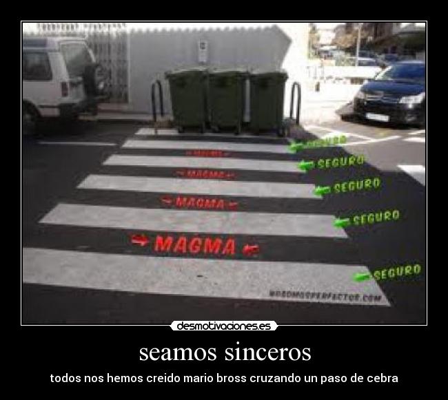 seamos sinceros - 