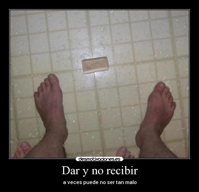 Dar y no recibir - a veces puede no ser tan malo