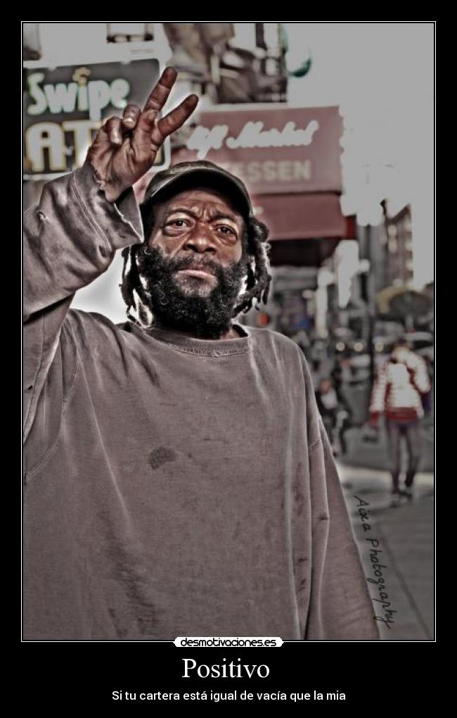 Positivo - Si tu cartera está igual de vacía que la mia