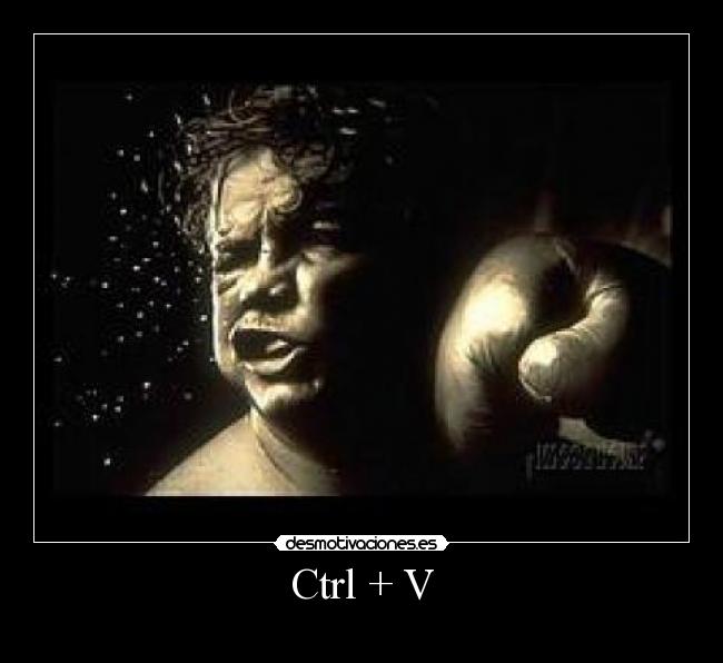 Ctrl + V -