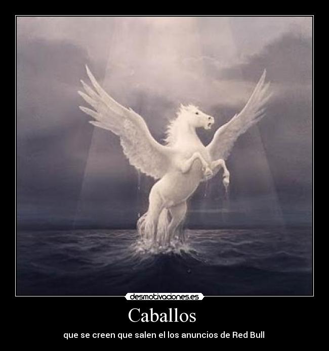 Caballos  - que se creen que salen el los anuncios de Red Bull 