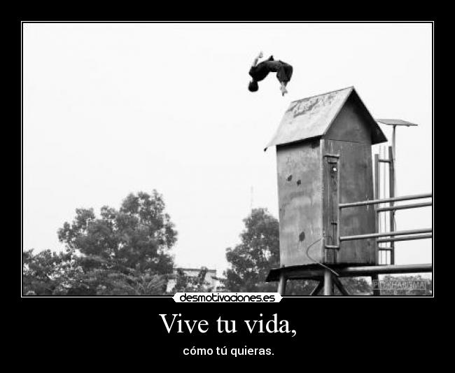 Vive tu vida, -