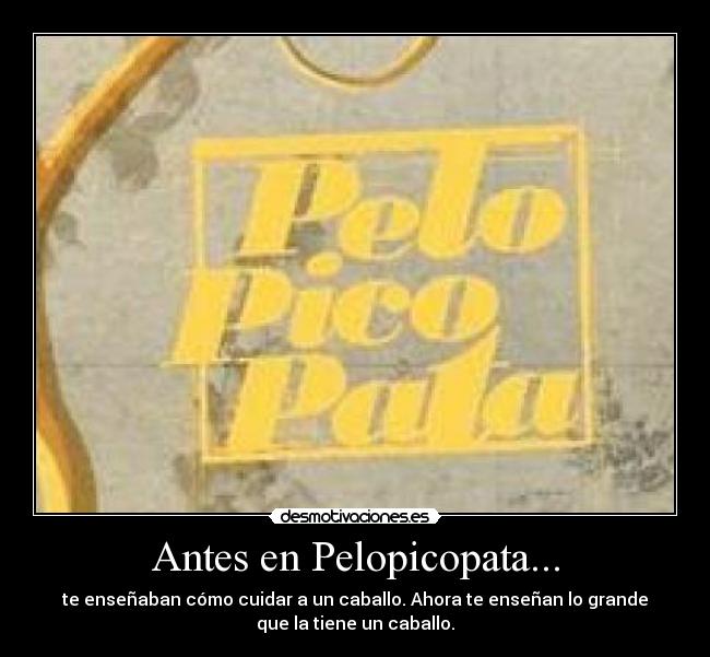Antes en Pelopicopata... -