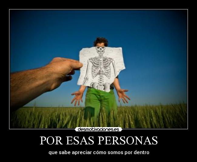 POR ESAS PERSONAS -