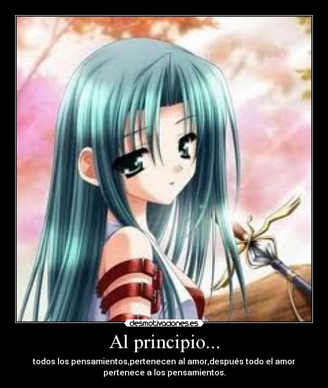 Al principio... -