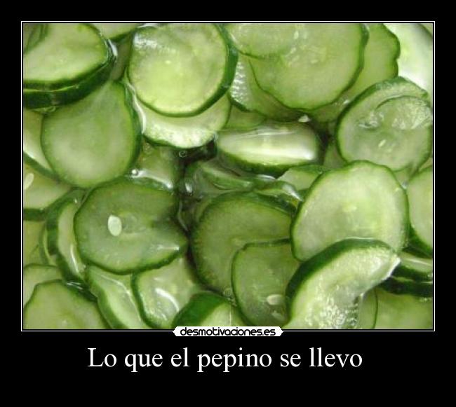 Lo que el pepino se llevo  - 