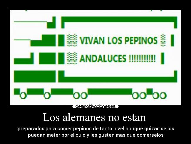 Los alemanes no estan -