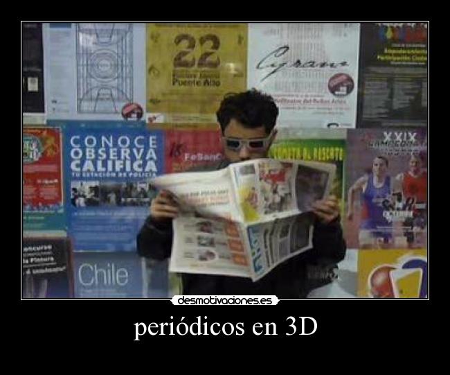 periódicos en 3D - 