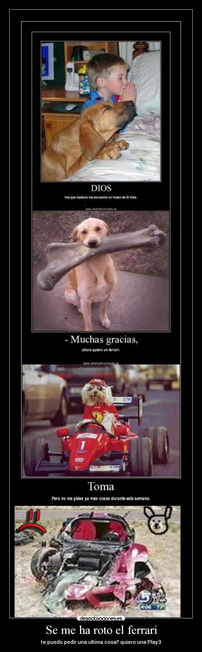 carteles ferrari play3 desmotivaciones