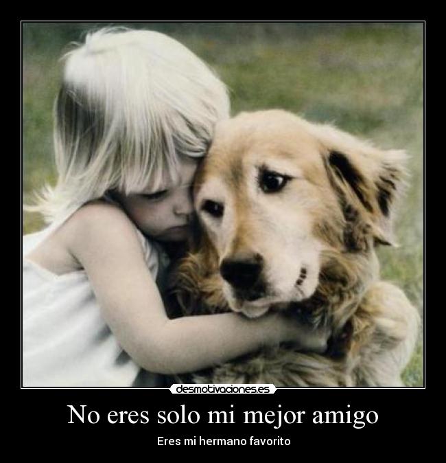 No eres solo mi mejor amigo - Eres mi hermano favorito