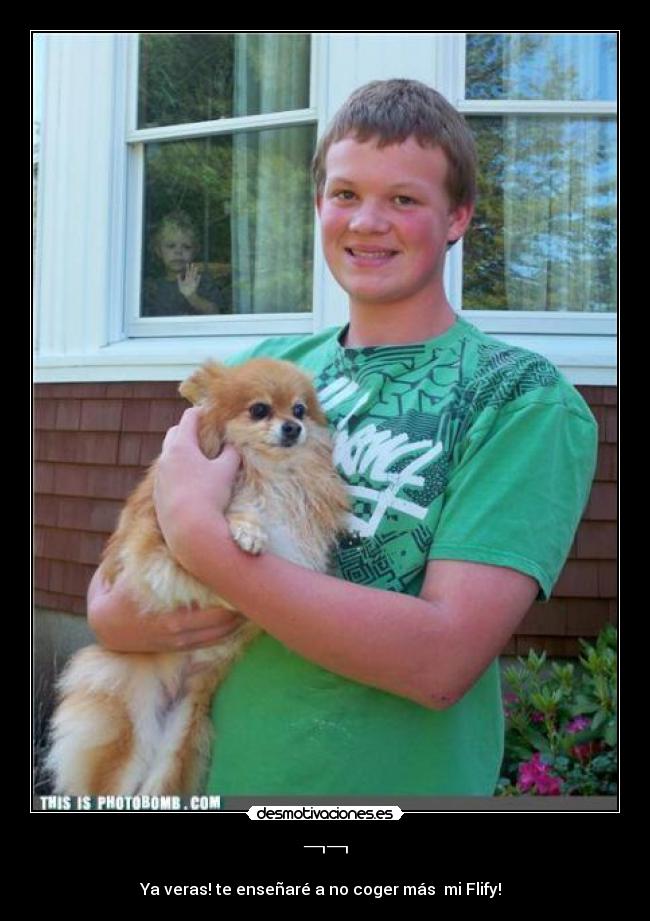 ¬¬ - Ya veras! te enseñaré a no coger más mi Flify!