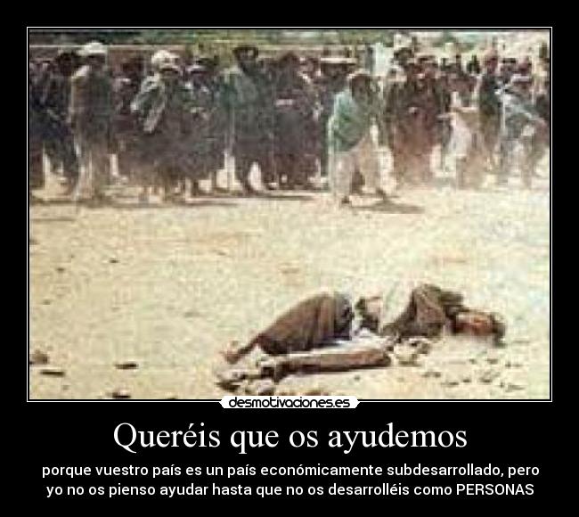 Queréis que os ayudemos -