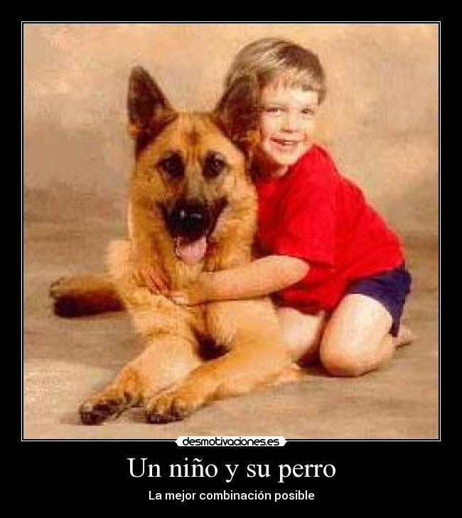 Un niño y su perro - 