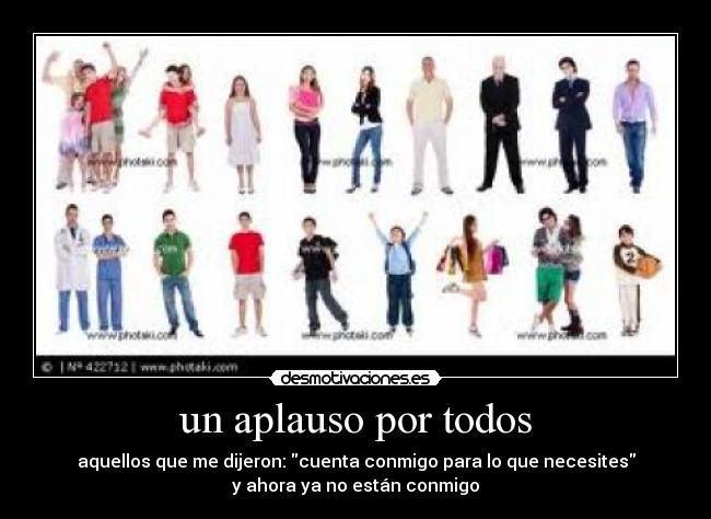 un aplauso por todos - 