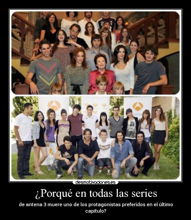 carteles antena series desmotivaciones