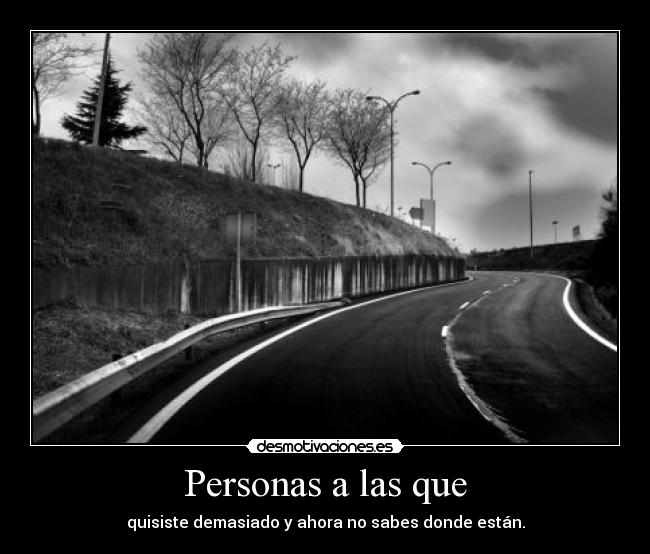 Personas a las que - 