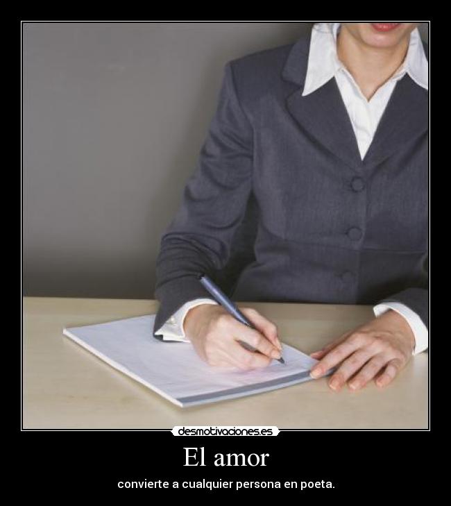 El amor -