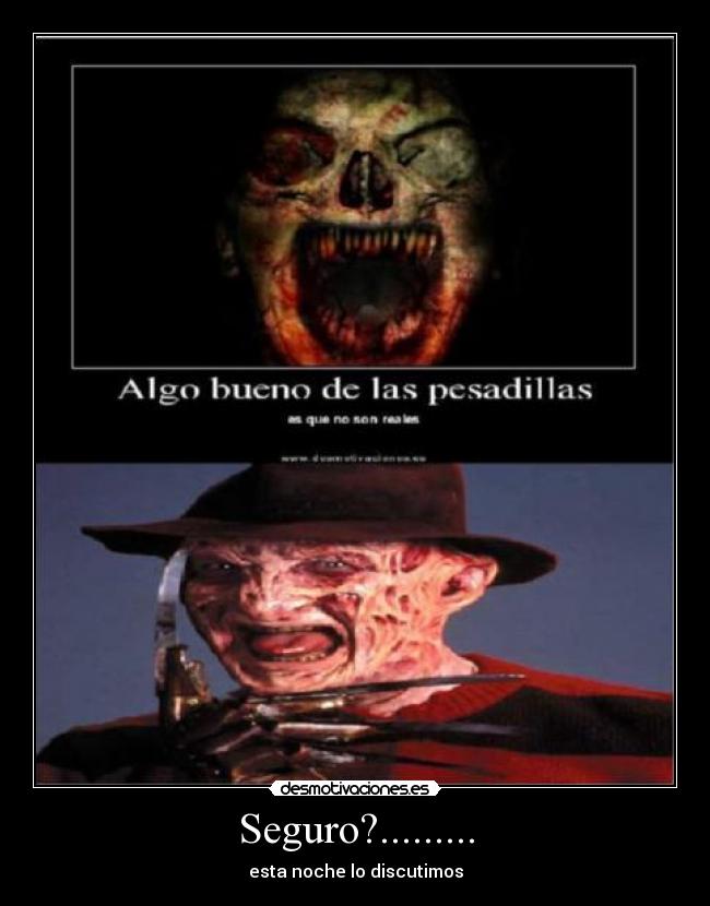 carteles pesadillas desmotivaciones