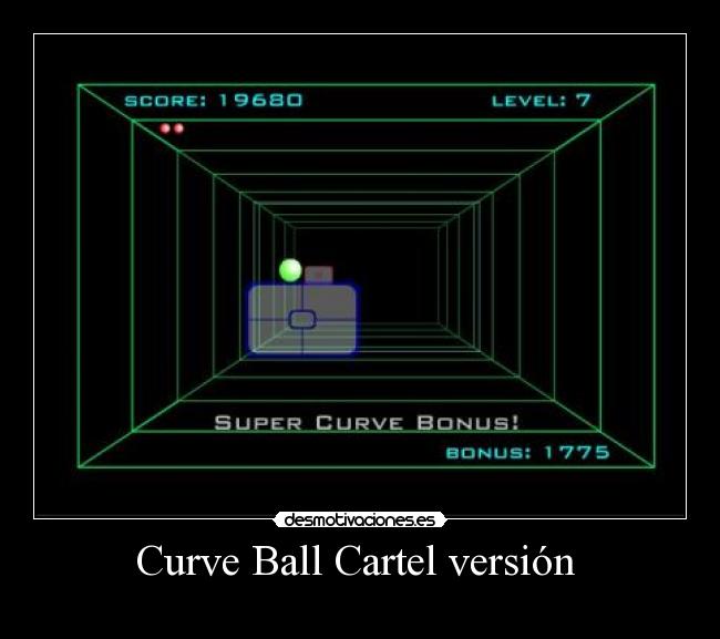 carteles curve ball desmotivaciones