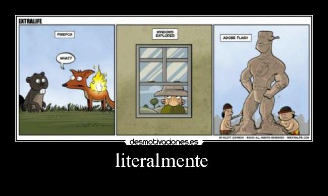 literalmente -
