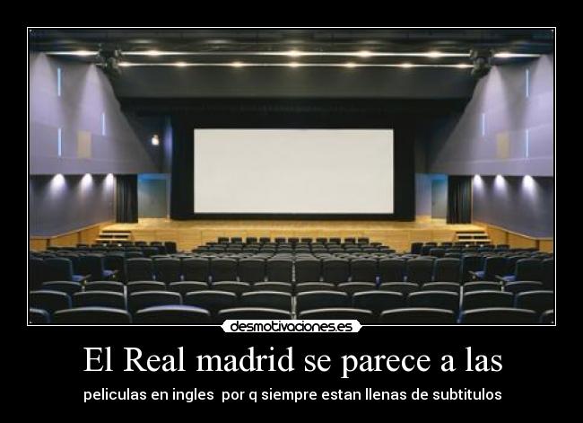El Real madrid se parece a las -