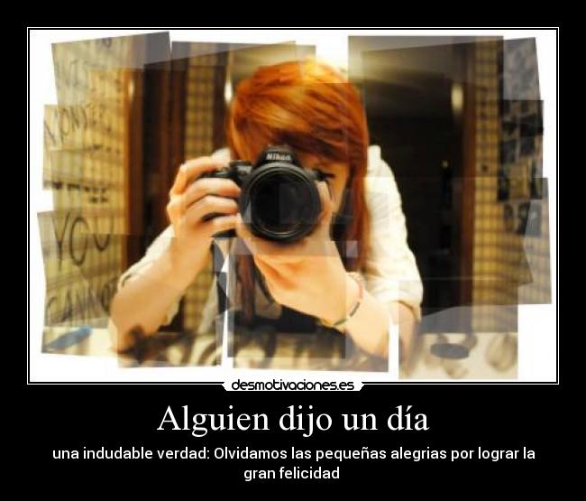 Alguien dijo un día - 