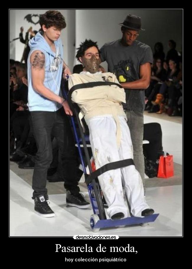 carteles moda pasarela desmotivaciones