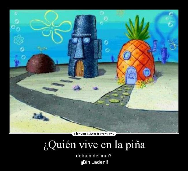 ¿Quién vive en la piña -