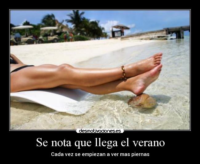 Se nota que llega el verano - 