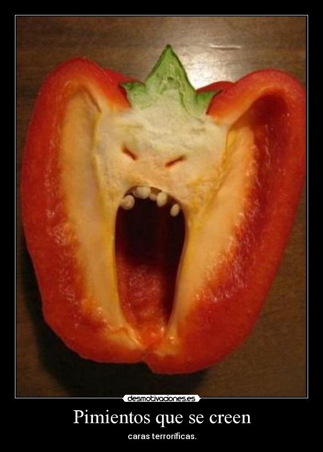 Pimientos que se creen -