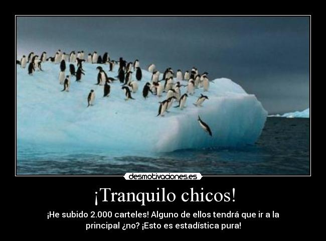 ¡Tranquilo chicos! -