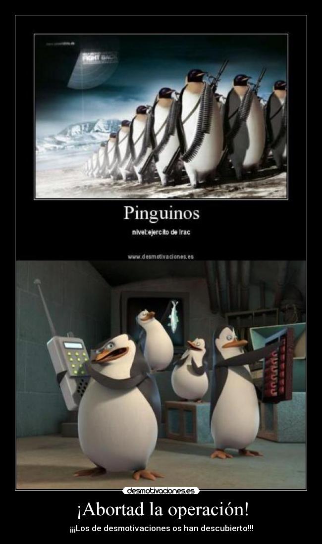 carteles pingu desmotivaciones