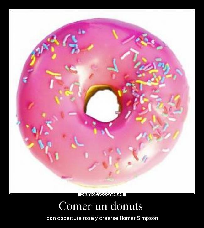 Comer un donuts  - 